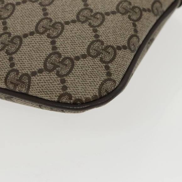 GUCCI GG Supreme Web Sherry Line Shoulder Bag PVC Beige 904 02 047 Auth 96969 - Picture 14 of 16